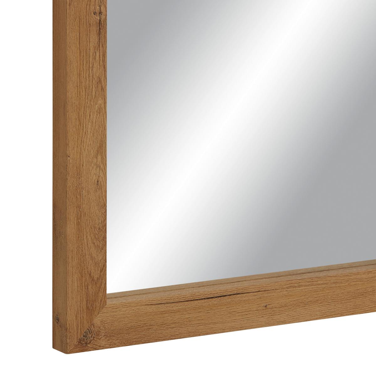 Wandspiegel Tina ca. 50x160x3,5cm - Eichefarben, KONVENTIONELL, Glas/Holzwerkstoff (50/160/3,5cm) - Mömax