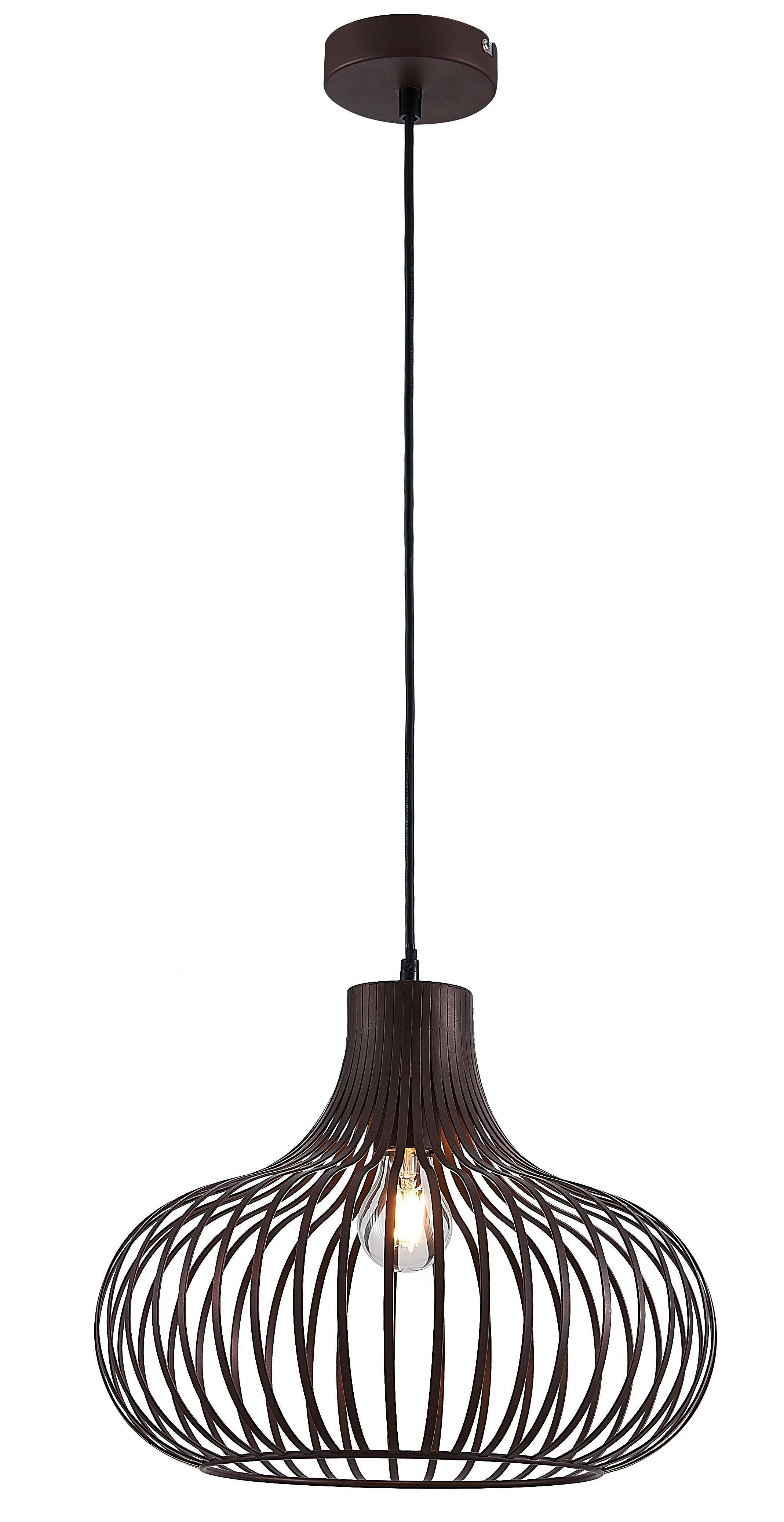 LAMPA WISZĄCA 33370111X MATEO - kolor rdzawy, Basics, metal (40/150cm)