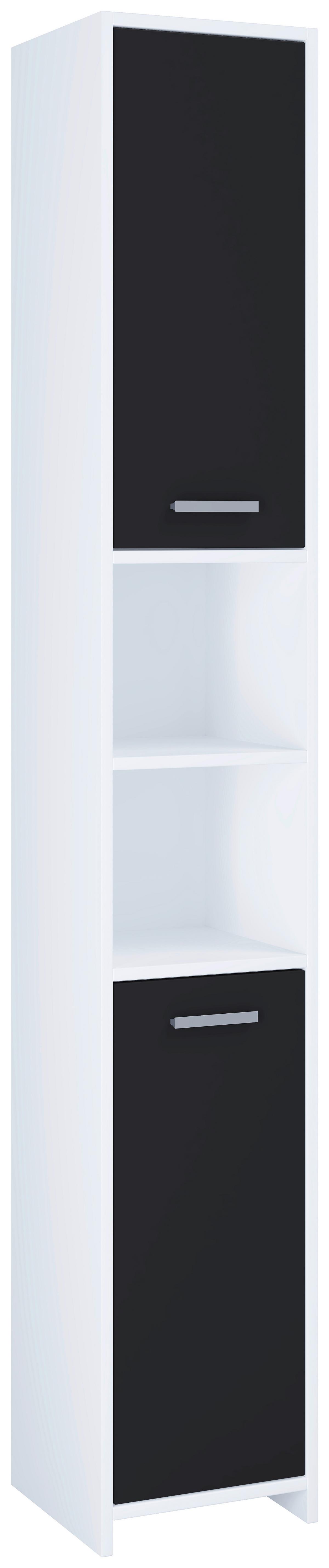 Kopalnica Zalo, Bela, Črna - črna/bela, Moderno, leseni material (140cm) - MID.YOU