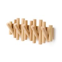 Hakenleiste Holly Naturfarben - Naturfarben, MODERN, Holz (38/17/4cm) - Mömax