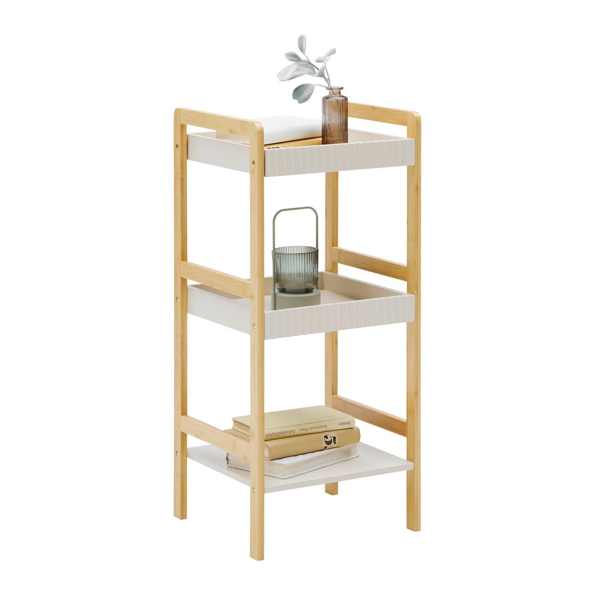 Ferdinand Polica - kašmir/prirodne boje, Moderno, drvni materijal/prirodni materijali (36/80/33cm) - Modern Living