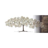 OBRAZ OLEJNY 8434155247904 - biały/kolor złoty, Lifestyle, materiał drewnopochodny/tkanina (150/55cm) - Monee