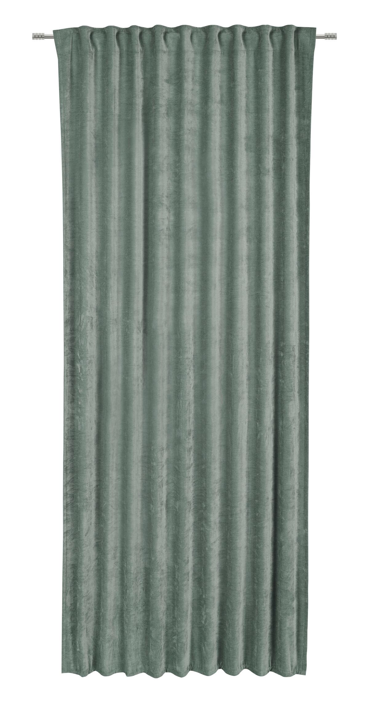 Fertigvorhang Casper Grün ca. 140x245cm - Grün, KONVENTIONELL, Textil (140/245cm) - Mömax