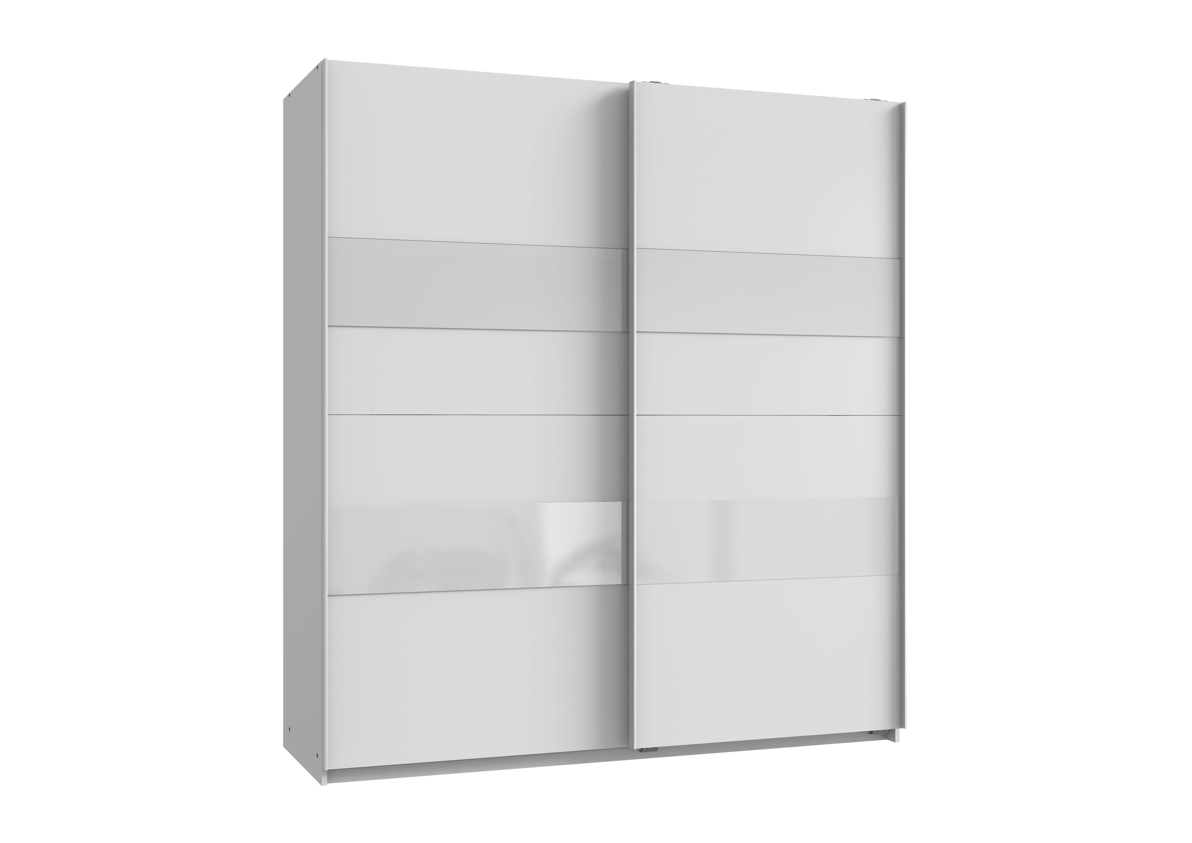 Dulap cu uși culisante ALTONA - alb, material pe bază de lemn (180/200/64cm) - Modern Living