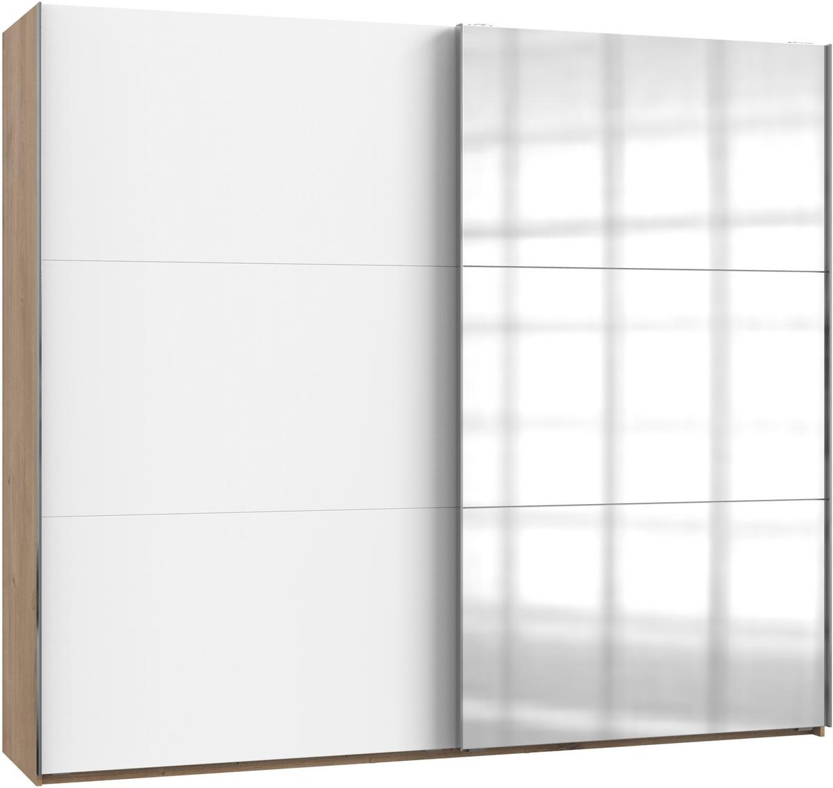Ormar S Kliznim Vratima Level 36a - bijela/boje hrasta, Moderno, drvni materijal (250/216/65cm) - MID.YOU