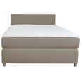 Postelja Boxspring Ascari - aluminij/sivo rjava, Moderno, umetna masa/tekstil (140/200cm) - Mömax modern living Postelja Boxspring Ascari - aluminij/sivo rjava, Moderno, umetna masa/tekstil (140/200cm) - Mömax modern living