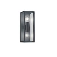 Außenwandleuchte Garonne in Anthrazit/Alufarben max. 10W - Klar/Anthrazit, Basics, Kunststoff/Metall (38/14/13,5cm) - Trio Leuchten