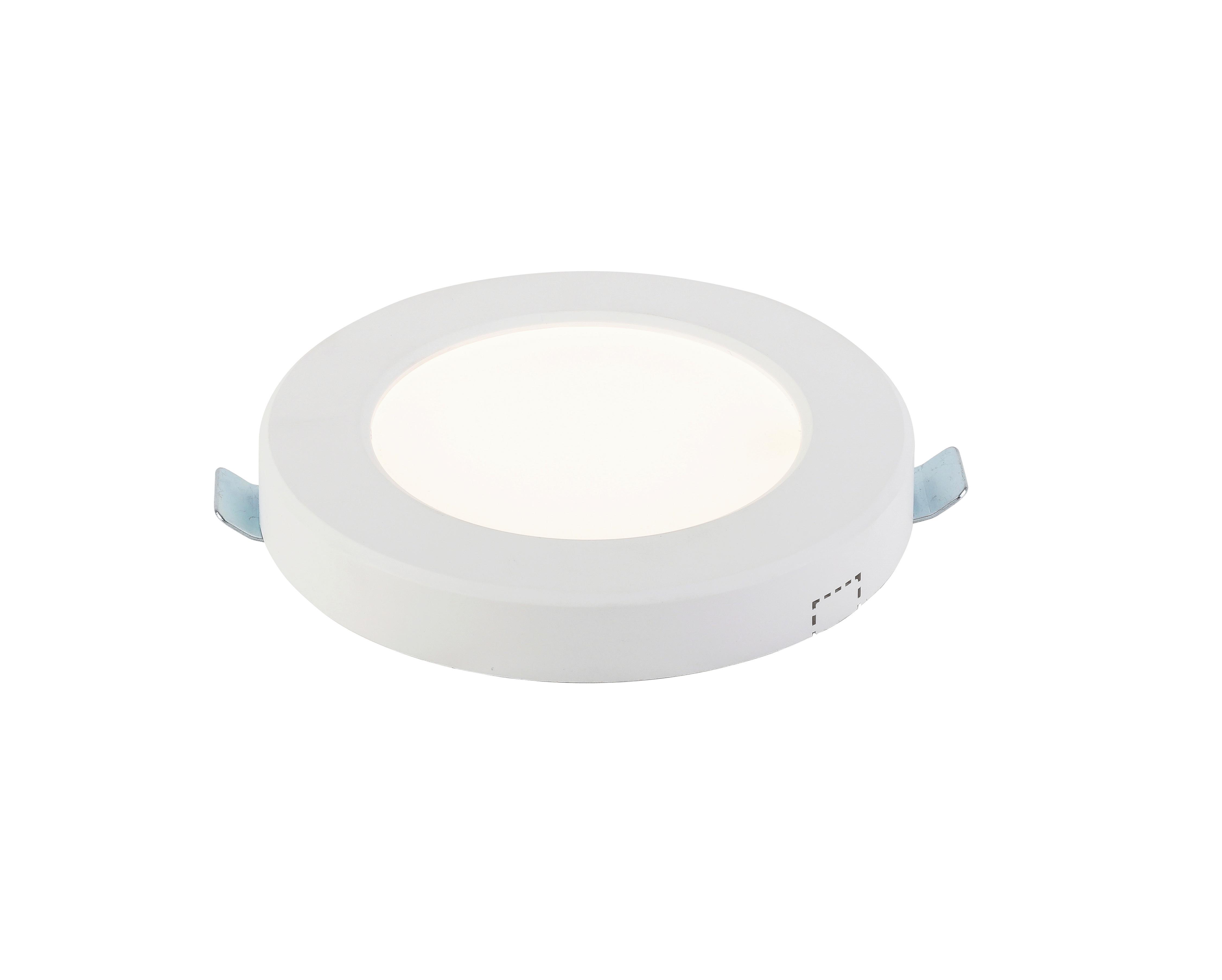 Led Mennyezeti Lámpa Lasse - fehér, Konventionell, műanyag (12,6/1,8cm) - Modern Living