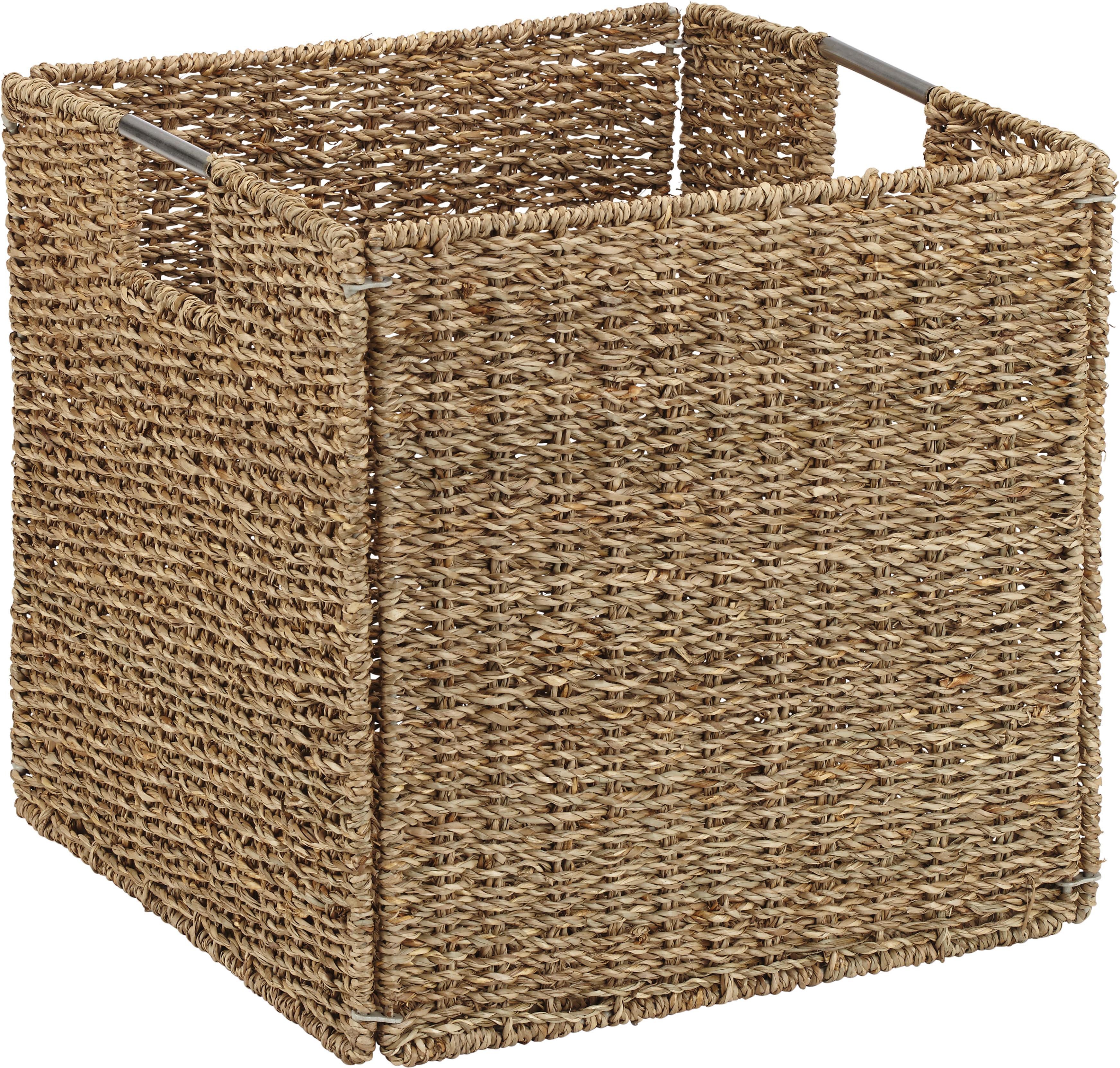Košara Za Regal Mia - prirodna boja, Konvencionalno, metal/prirodni materijali (33/32/33cm) - Zandiara