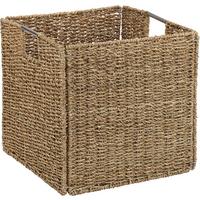 Tárolókosár Mia - natúr, Konventionell, természetes anyagok/fém (33/32/33cm) - Zandiara