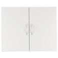 Hängeschrank Weiß - Alufarben/Weiß, Holzwerkstoff/Kunststoff (80/64/40cm) - MÖMAX modern living