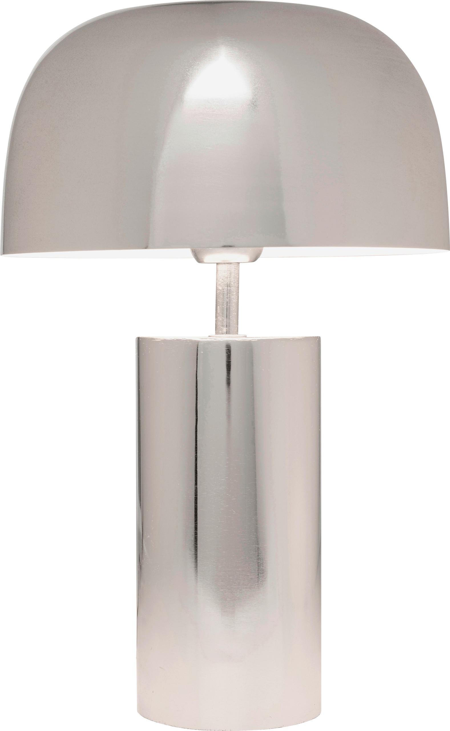 LAMPA STOŁOWA LOUNGY KARE DESIGN - kolor chromowy, Design, metal (25/38/25cm) - Kare-Design