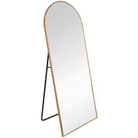 Standspiegel Britt Goldfarben ca. 70x170cm - Goldfarben, Design, Glas/Metall (70/170cm) - Mömax