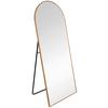 GOLVSPEGEL BRITT GOLD - guldfärgad, Design, metall/glas (70/170cm) - Mömax