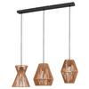 HÄNGLAMPA NATURM - svart/naturfärgad, Klassisk, metall/papper (80/20/120cm) - Mömax