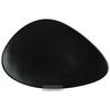 Servierplatte Melly in Schwarz - Schwarz, MODERN, Keramik (35,2/23,1/3cm) - Premium Living