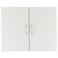 Hängeschrank Weiß - Alufarben/Weiß, Holzwerkstoff/Kunststoff (80/64/40cm) - Mömax modern living Hängeschrank Weiß - Alufarben/Weiß, Holzwerkstoff/Kunststoff (80/64/40cm) - Mömax modern living