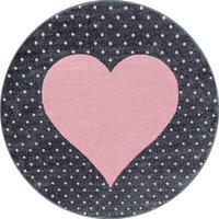Otroška Preproga Bambi, Roza, Siva, Ø 160cm - pink, Trend, tekstil (160cm) - Ben'n'jen