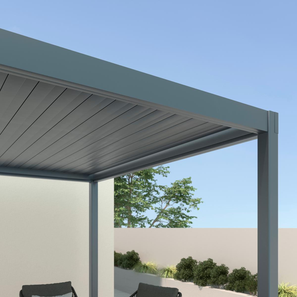 Pavillon Peri in Schwarz - Schwarz, Basics, Metall (300/230/300cm) - Mömax
