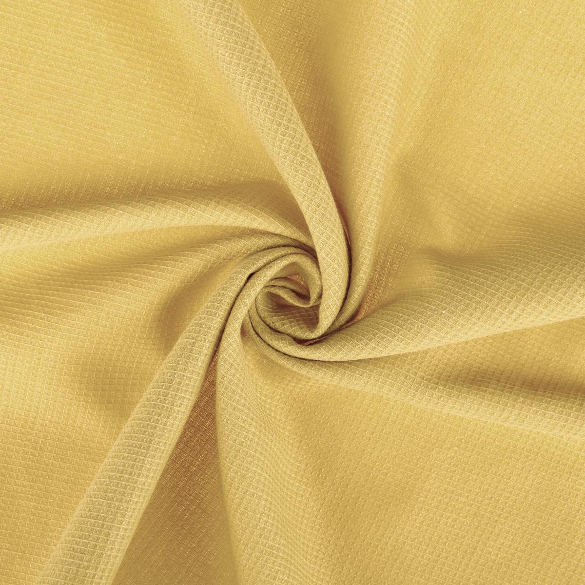 Bettwäsche Waffel in Gelb ca. 135x200cm - Gelb, MODERN, Textil (135/200cm) - Modern Living