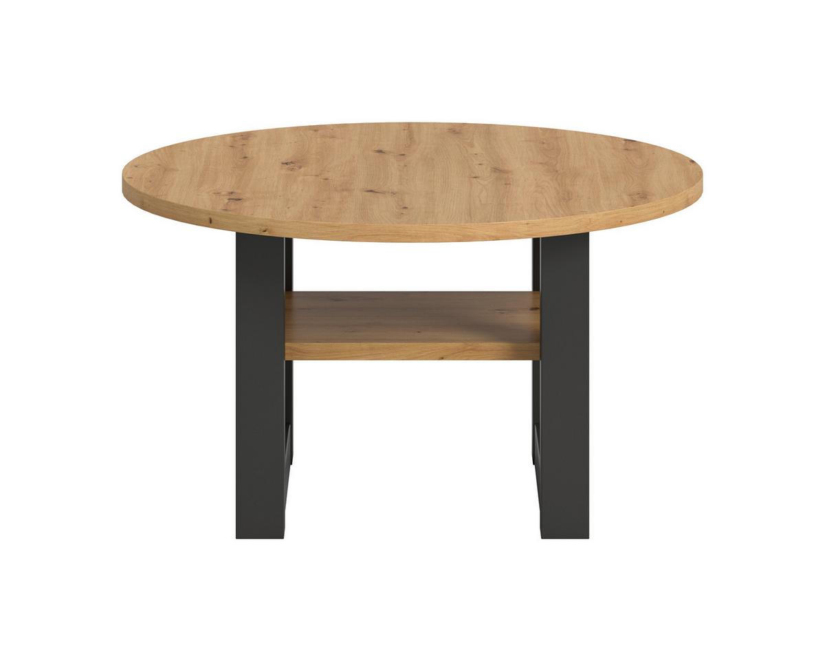 COUCHTISCH SEATTLE - Eiche Artisan/Grau, Design, Holzwerkstoff (75/42/75cm) - Livetastic