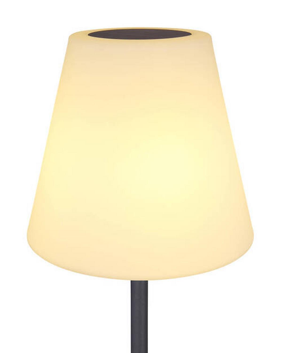 Solarna Svetilka Color, S Sijalko - črna/bela, Basics, kovina/umetna masa (34/150cm)