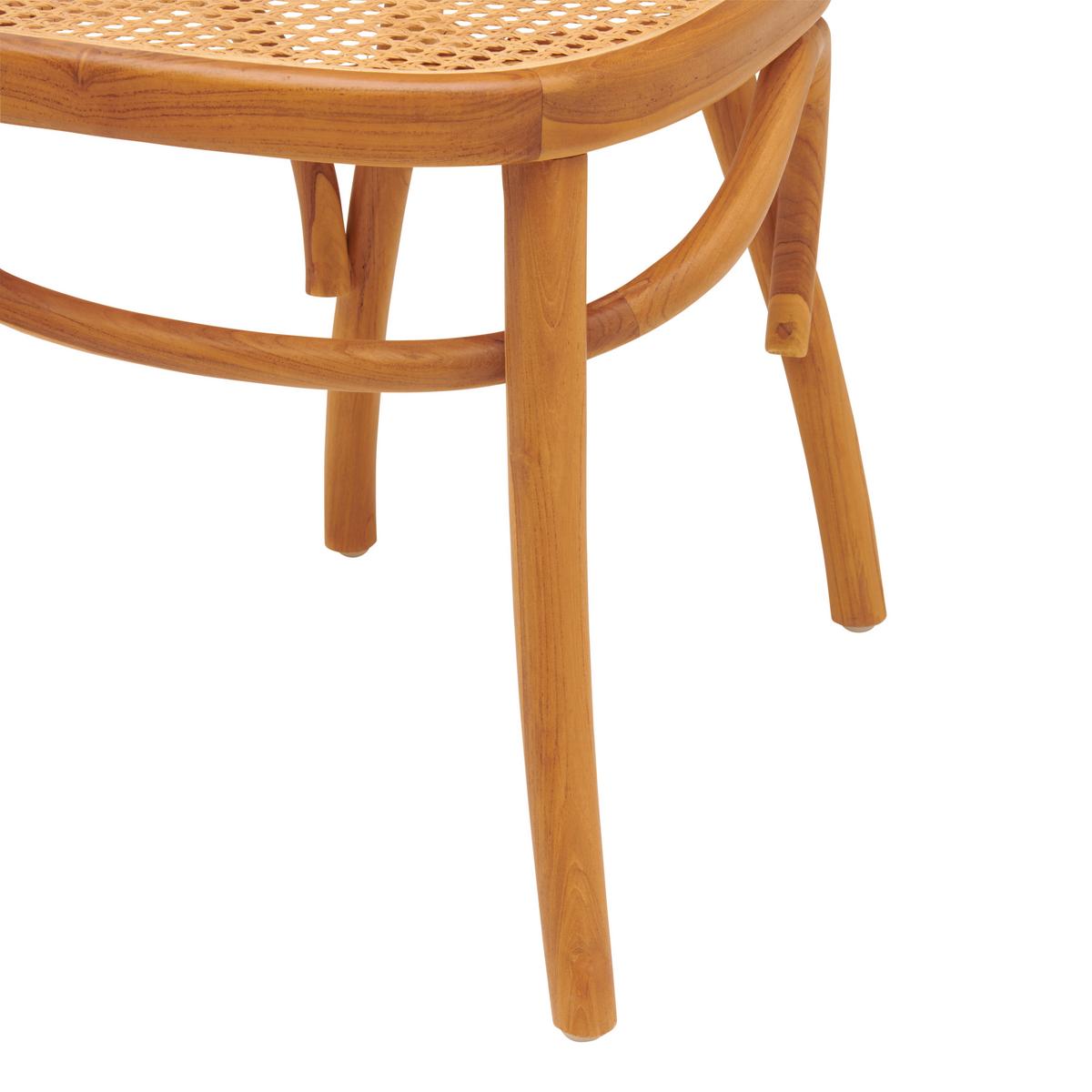 KRZESŁO FAZIO - kolor naturalny, Modern, drewno (44/80/54cm) - Livetastic