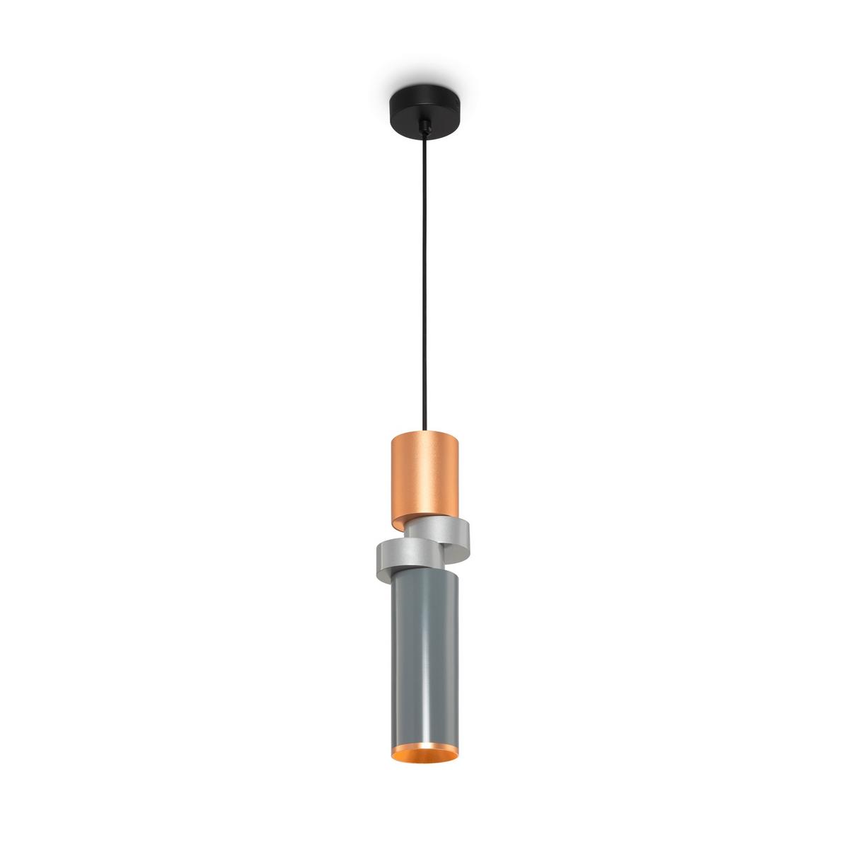 PENDELLEUCHTE PALETTE - Silberfarben/Messingfarben, Trend, Metall (9,5/6,5/33cm) - MAYTONI