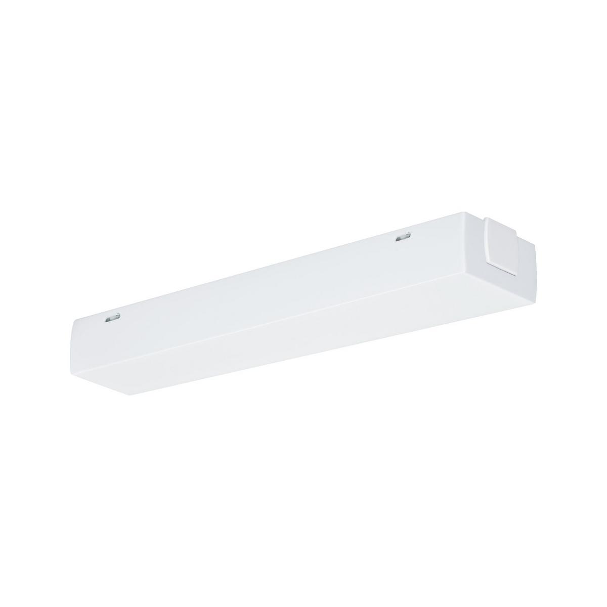 Schienensystem-Einspeiser in Weiß max. 1000 Watt - Weiß, Design, Metall (20,5/2,7/4,5cm) - Paulmann
