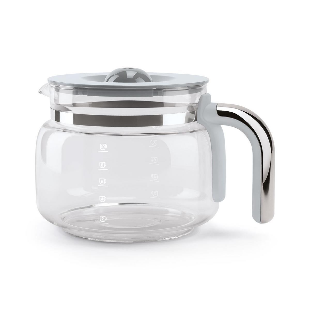 EKSPRES PRZELEWOWY DCF02BLEU - czarny, Basics, metal/szkło (24,5/36,1/25,6cm) - SMEG