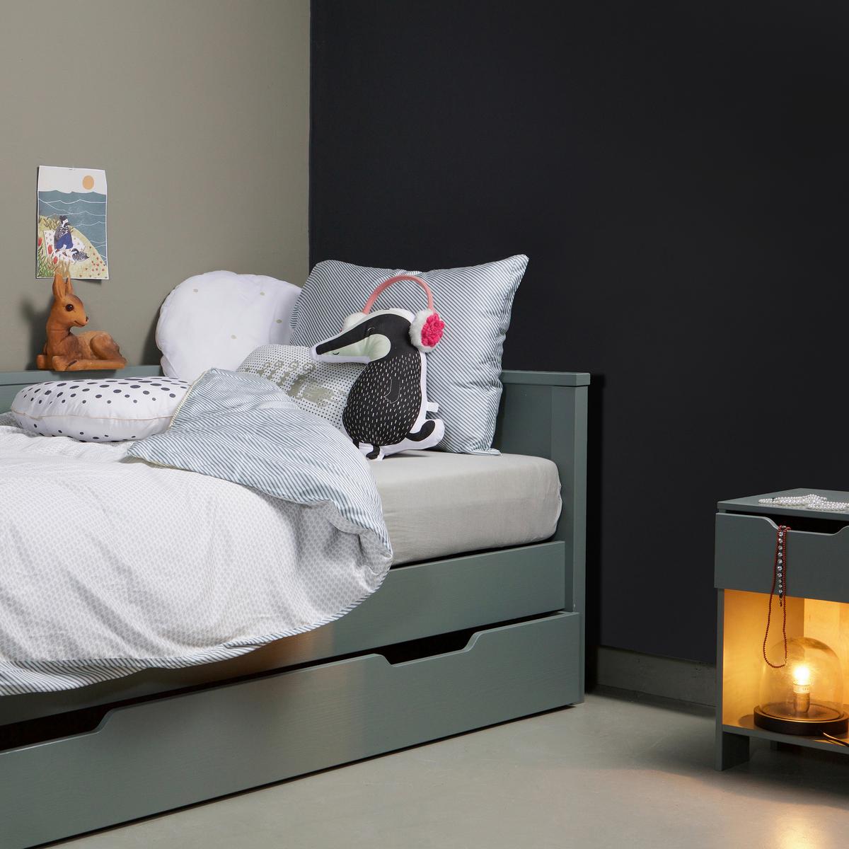 Bett Nikki Grün ca. 90x200 cm - Jadegrün, Basics, Holz (90/200cm) - MID.YOU