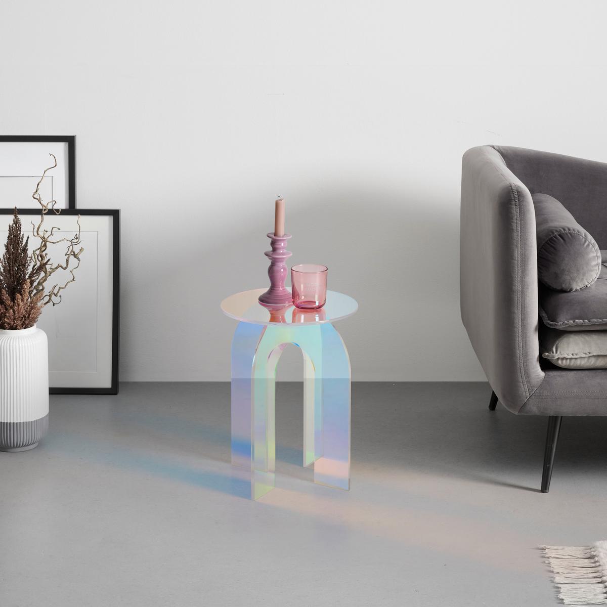 Beistelltisch Rainbow Multicolor - Multicolor, LIFESTYLE, Kunststoff (30/30/40cm) - Mömax
