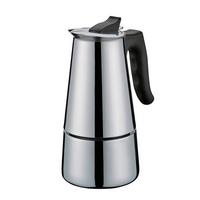 KAWIARKA DO ESPRESSO 341317 - kolor srebrny, Basics, tworzywo sztuczne/metal (8,5/16,5cm) - Cilio