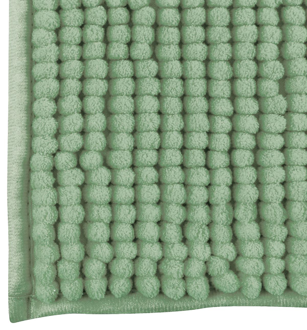 Badteppich 144510 Chenille - Grün, Konventionell, Textil (50/80cm) - Spirella