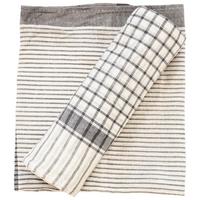 Set prosoape de vase Klaus - albastru/roșu, Konventionell, textil (50/70cm) - Modern Living