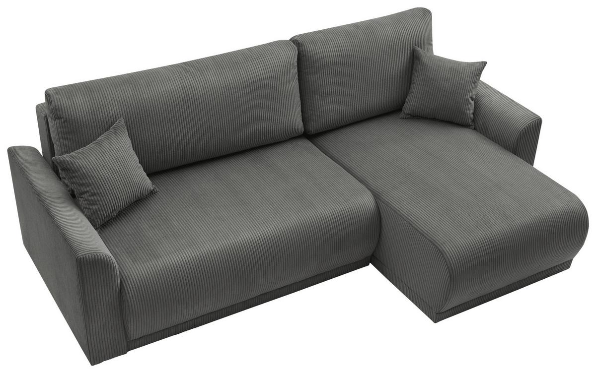 Coltar Kim - gri închis, Modern, lemn (233/146cm) - Modern Living