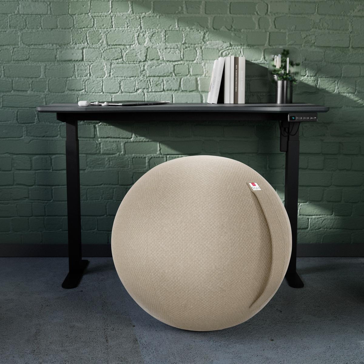 PIŁKA DO SIEDZENIA SCOOBY - greige, Design, tkanina (60/60/60cm) - Stylife