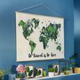 Stenska Dekoracija World - naravna/zelena, umetna masa/les (120/80cm) - Mömax modern living Stenska Dekoracija World - naravna/zelena, umetna masa/les (120/80cm) - Mömax modern living