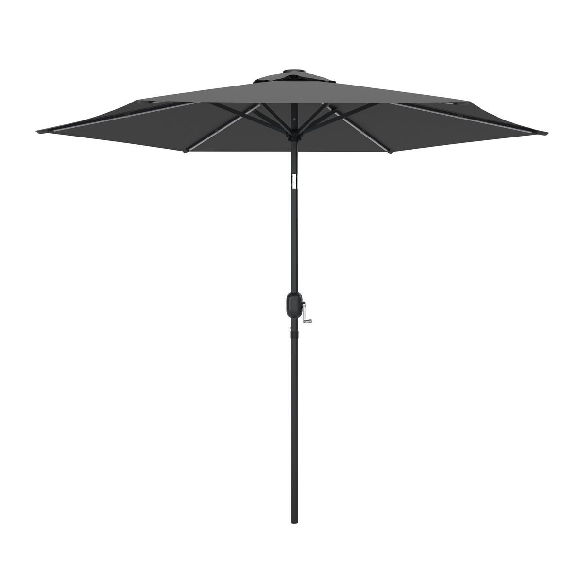 PARASOL PRZECIWSŁONECZNY MERIA - ciemnoszary, Modern, metal/tkanina - Ambia Garden