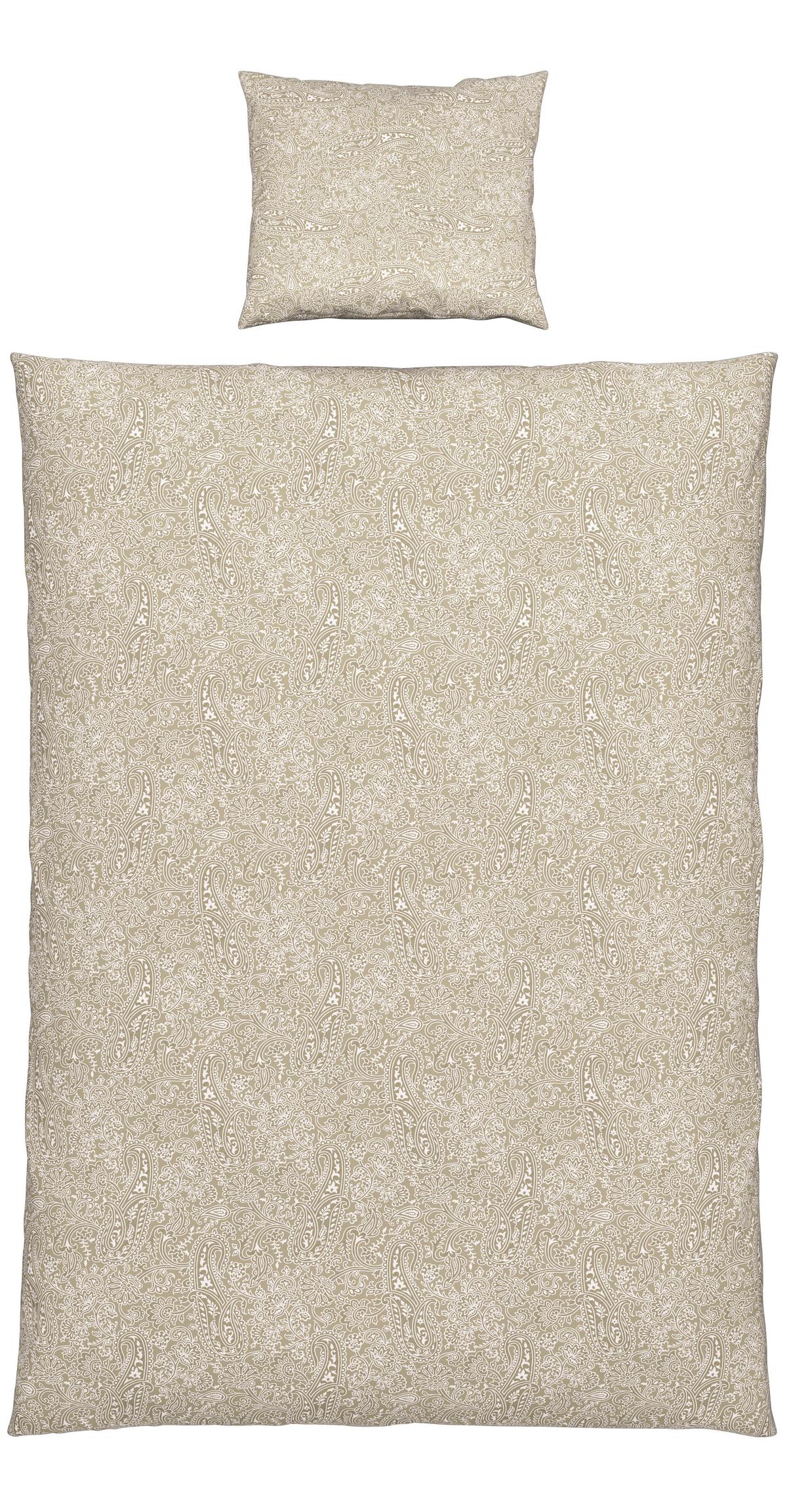 BETTWÄSCHESET LAYLA - Beige, Konventionell, Textil (160/210cm) - Modern Living