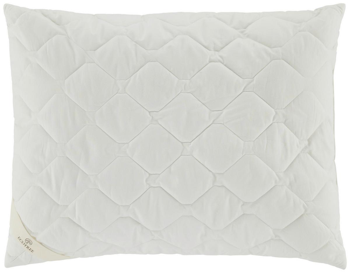 Kopfpolster Green Concept in Weiß ca. 70x90cm - Weiß, MODERN, Textil (70/90cm) - ecoTree