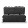 SCHLAFSOFA LIARA - Dunkelgrau/Schwarz, MODERN, Holz/Textil (137/87/110cm) - Bessagi Home