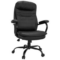 Pisarniški Stol Relax Xxl B, Pu, Črna - črna, Basics, kovina/umetna masa (78/118/70cm) - MID.YOU