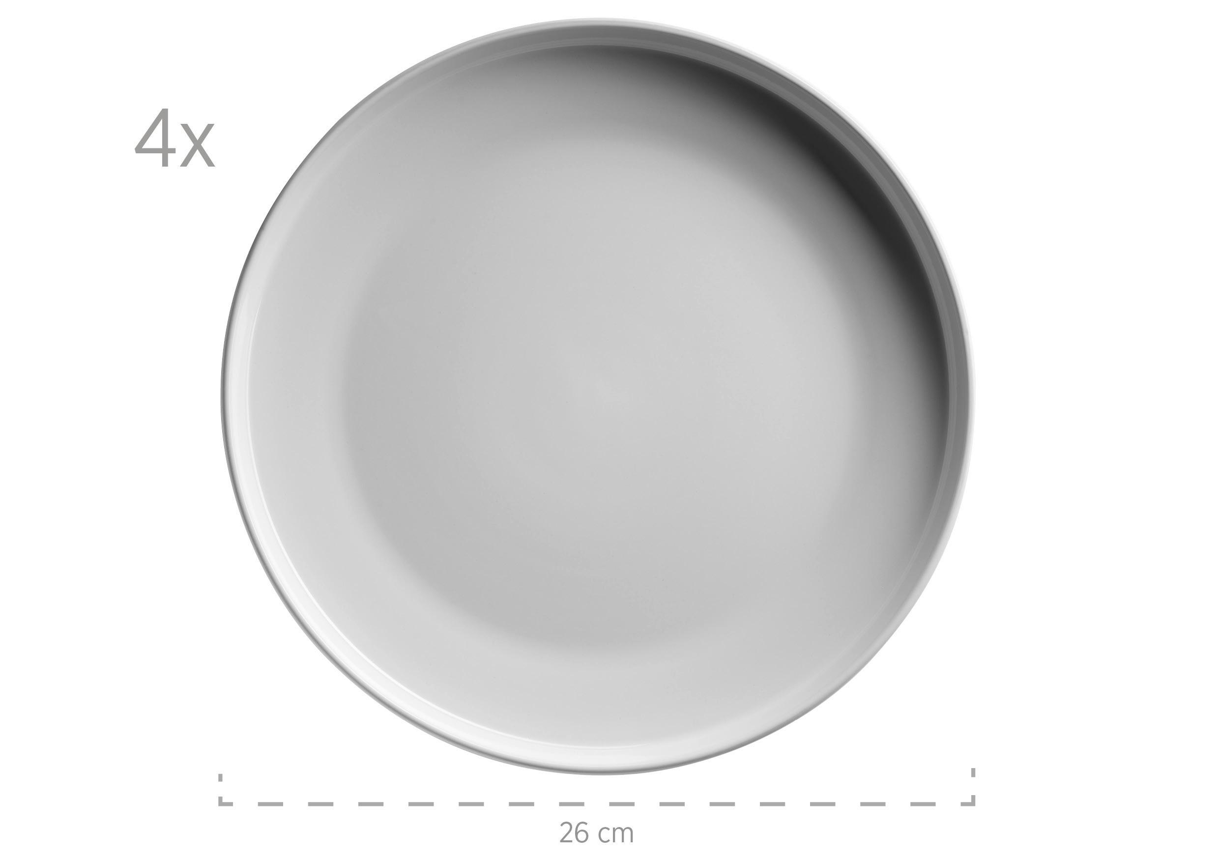 KOMBISERVICE 931962 ALENIA - Weiss, Basics, Keramik (32/31,5/30cm) - Mäser