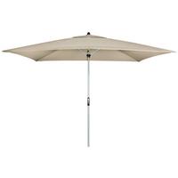 Sonnenschirm Active Auto Tilt Naturfarben ca. 300x200cm - Silberfarben/Naturfarben, Design, Textil/Metall (300/200cm) - Doppler