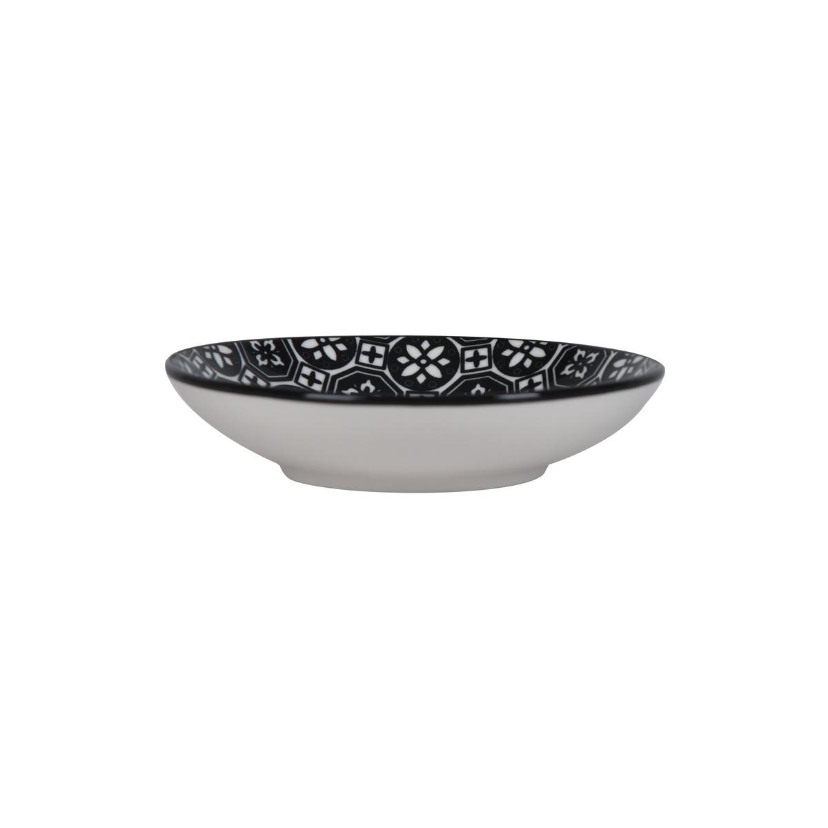 Dipschale Shiva Schwarz/Weiß - Schwarz/Weiß, LIFESTYLE, Keramik (10,1/2,4cm) - Mömax