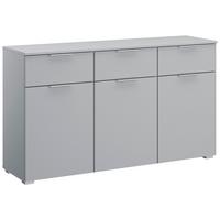 Komoda Alabama - svijetlo siva/boje aluminija, Moderno, drvni materijal (140/81/42cm) - Modern Living