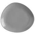 Speiseteller Nele Aus Steinzeug In Grau - siva, Moderno, keramika (26,3/23/2,5cm) - Premium Living Speiseteller Nele Aus Steinzeug In Grau - siva, Moderno, keramika (26,3/23/2,5cm) - Premium Living