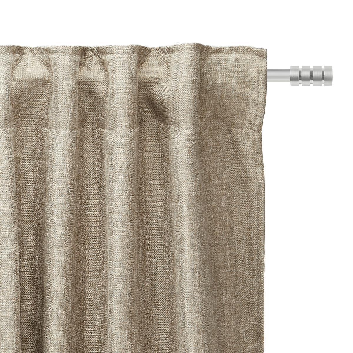 Fertigvorhang Andi ca. 140x245cm, 2 Stück - Beige, KONVENTIONELL, Textil (140/245cm) - Modern Living
