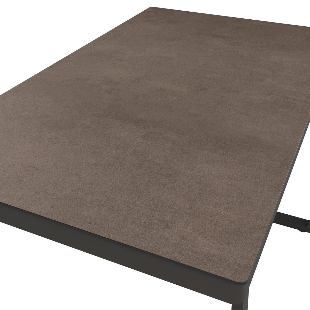 Lounge Garnitura Bologna, Antracit, Rjava, 4-Delno - naravne barve/rjava, Moderno, kovina/umetna masa (256/198cm) - Beldano